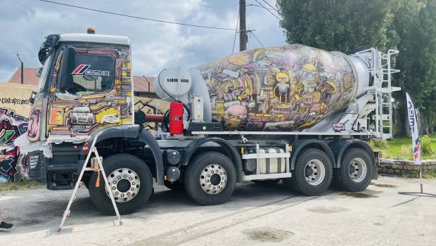 Un camion-malaxeur pour la 5ème édition du Street Art Avenue
