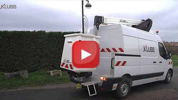 KL26 sur fourgon tronqué - 600kg de charge utile et 11,80m de hauteur de travail - A découvrir en vidéo !
