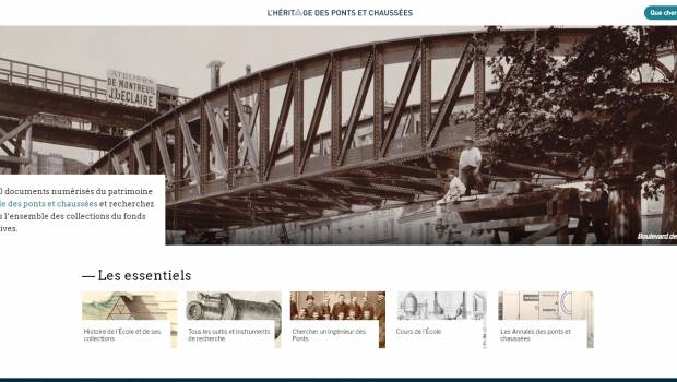 L'École des Ponts ParisTech lance sa bibliothèque numérique patrimoniale