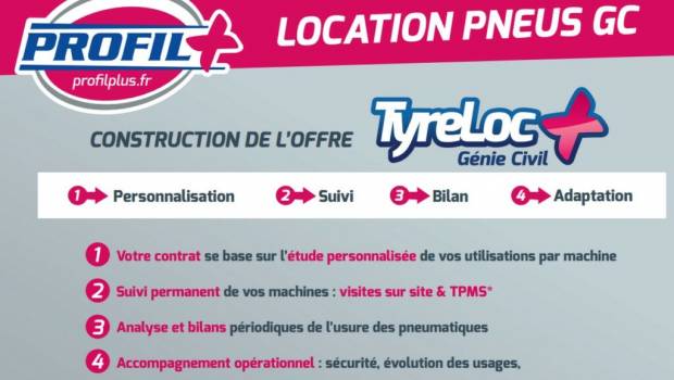 Profil Plus rend possible la location de pneus à l’utilisation