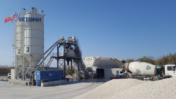 Deux centrales à béton Ammann à Varna en Bulgarie