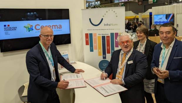 Le Cerema et InfraNum unis pour la transition numérique des territoires