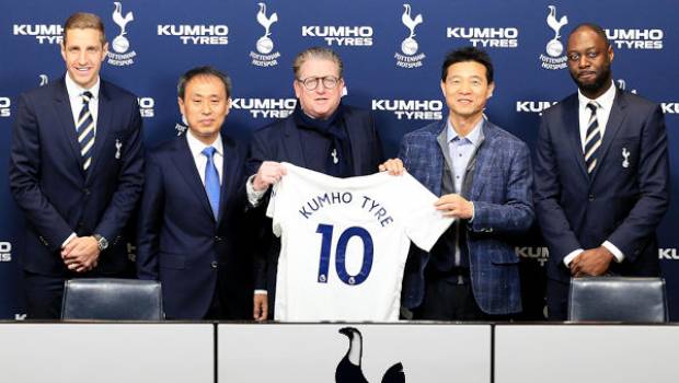 Kumho partenaire des Hotspurs de Tottenham