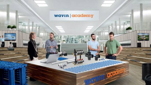 L'arrivée de la Wavin Academy