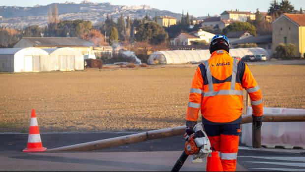 Agilis sécurise la piste cyclable et la voie piétonne d'Aubignan