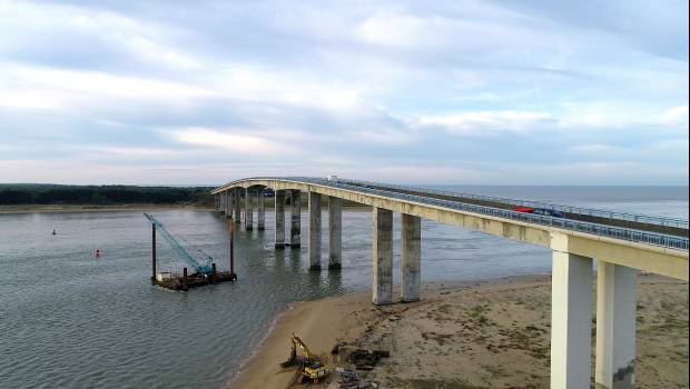 Des réparations structurelles d’envergure pour le pont de Noirmoutier