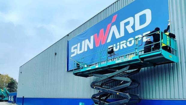 Le centre logistique européen de Sunward opérationnel