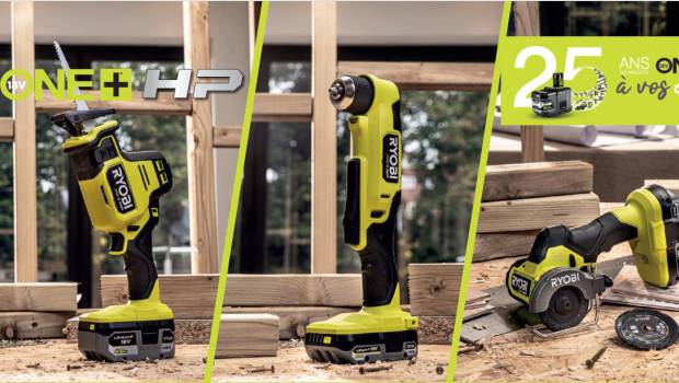 Ryobi présente une gamme Haute Performance (HP) !