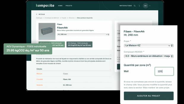 Kompozite, une start-up qui innove pour la neutralité carbone des bâtiments