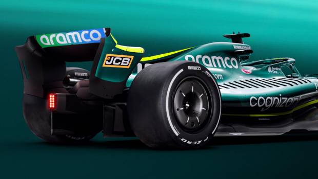 JCB à nouveau sponsor d'Aston Martin en Formule 1