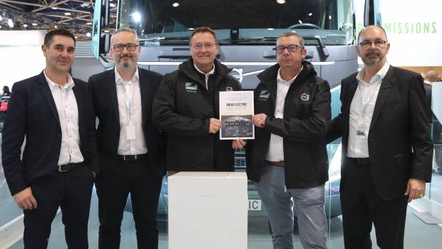Le 1er Volvo électrique gamme lourde va au Groupe SF