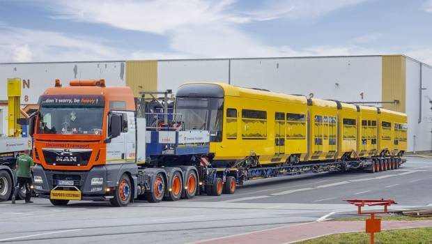 La solution Goldhofer pour le transport des tramways