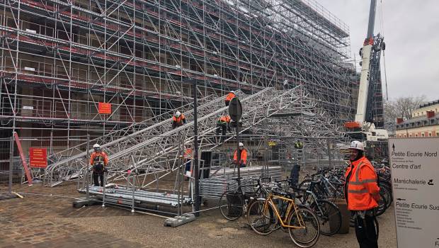 Des échafaudages pour la préservation du patrimoine français