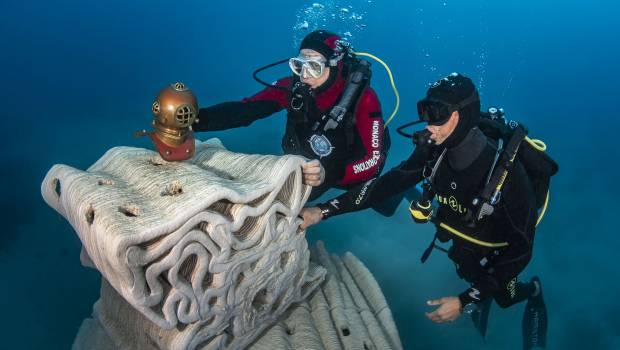 À Monaco, XtreeE réalise un récif artificiel imprimé en 3D