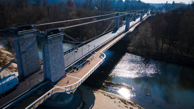 Le pont de Châtillon-sur-Loire reprend du service