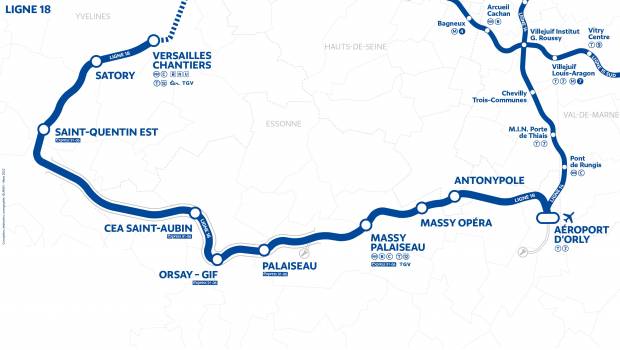 Un 3e marché de génie-civil attribuée pour la ligne 18