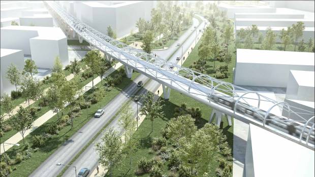 Le marché de la section aérienne de la ligne 17 va à NGE