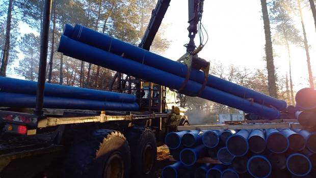 12 km de fonte dans la forêt