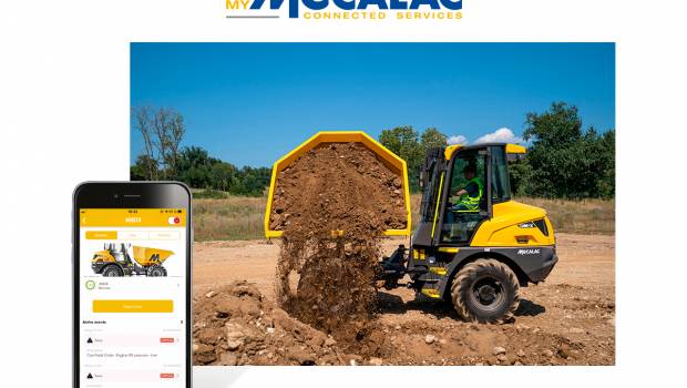 MyMecalac Connected Services disponible sur les dumpers