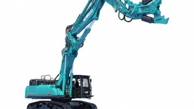 Kobelco lance sa pelle de démolition de nouvelle génération