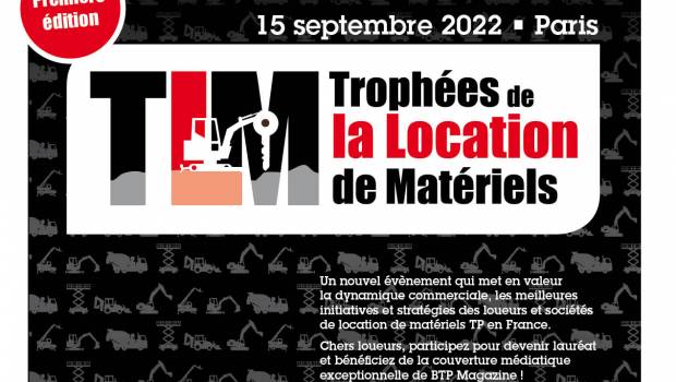 Trophées de la location de matériels : encore un mois pour participer !