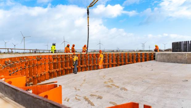 Des coffrages Paschal pour de méga-éoliennes