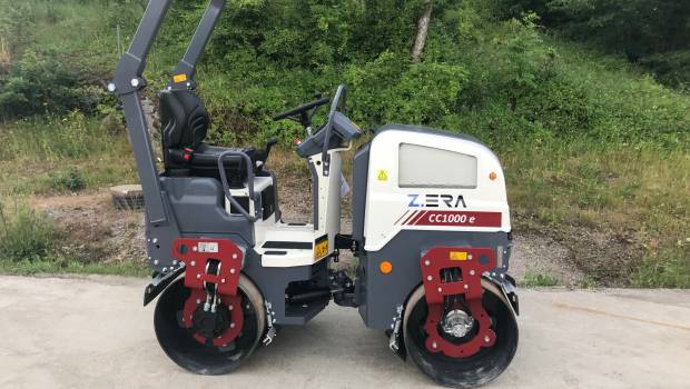 Un rouleau sur batterie chez Dynapac