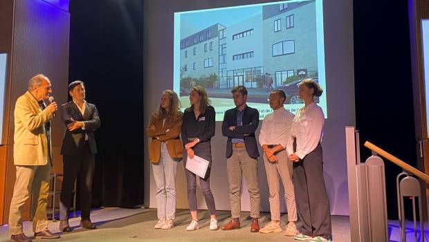 Des étudiants de l’ESTP Paris reçoivent le 1er prix du concours des Génies de la Construction