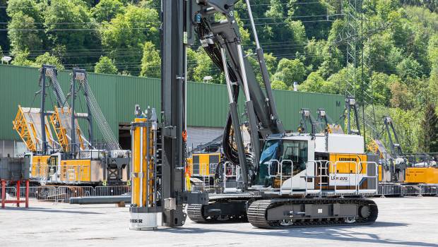 Liebherr lance 6 nouvelles foreuses et grues électriques