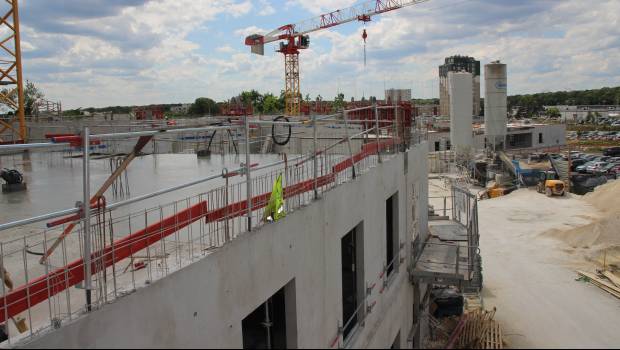 Santépôle2 Melun-Sénart : le béton bas carbone au chevet de l’hôpital !