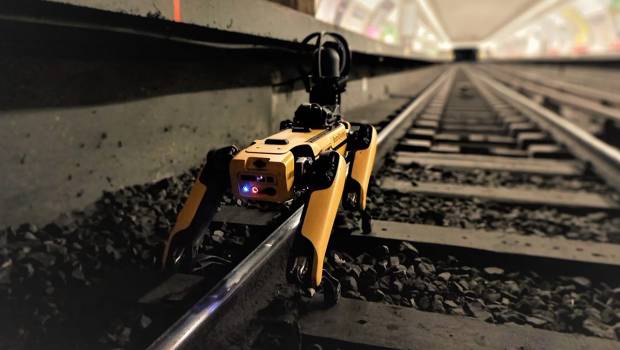 Perceval, le chien robot de RATP infrastructures