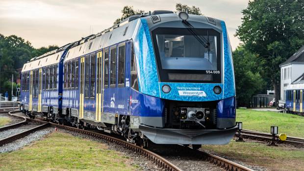 Train hydrogène : première mondiale pour Alstom