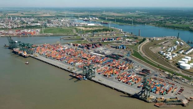 Eiffage modernise le terminal Europa du port d’Anvers-Bruges