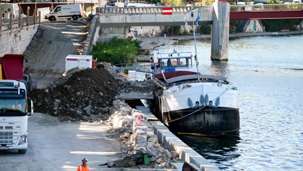 Lyon : Plattard évacue les 8 000 t de déblais de l'ancien parking St Antoine