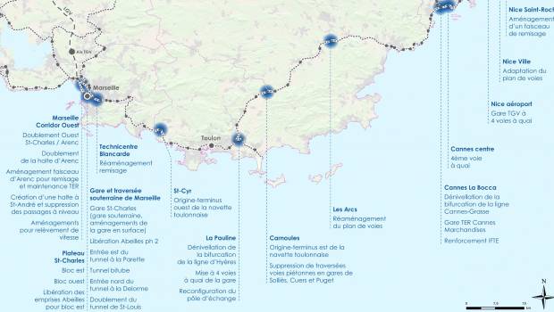 La ligne Nouvelle Provence Côte d’Azur franchit une étape décisive