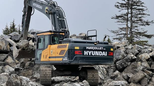 Marjollet acquiert deux pelles Hyundai