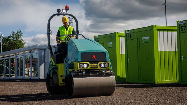 Compacteur Ammann à entraînement électrique