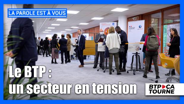[Vidéo] Difficultés de recrutement dans le BTP : Pôle emploi se mobilise
