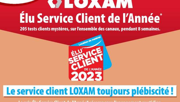 Service client de l'Année : Set pour Loxam !