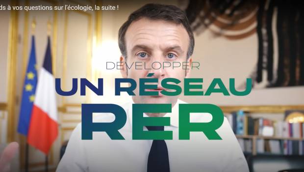 Mobilité urbaine: Emmanuel Macron en faveur du RER