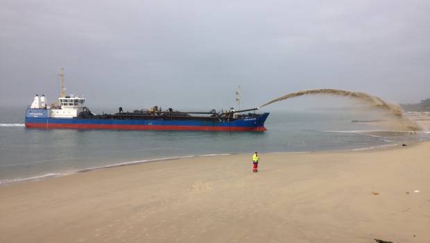 Les granulats marins ont-ils leur responsabilité dans le recul du trait de côte ?