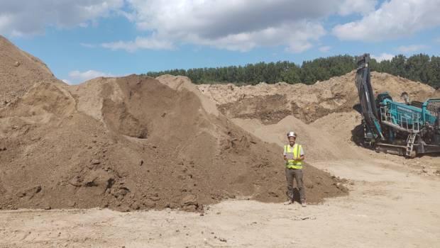 La terre végétale recyclée entre en scène