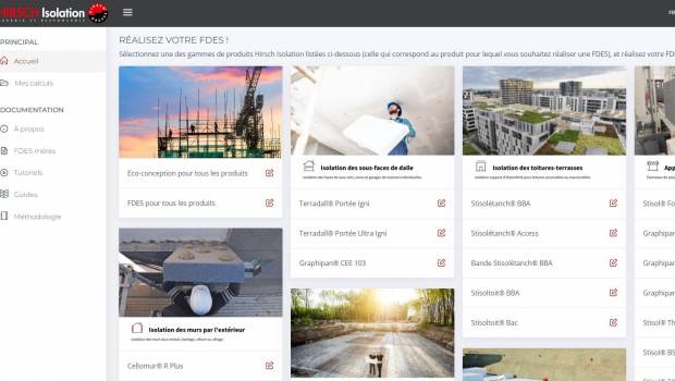 Hirsch Isolation lance le premier configurateur de FDES pour les isolants en polystyrène expansé (PSE)