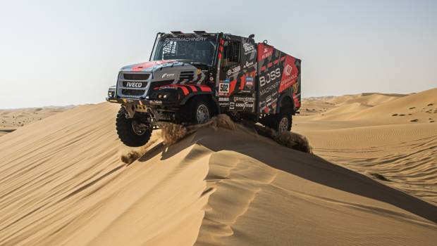 L’équipe vainqueur du Rallye Dakar fait appel à la technologie TPMS de Goodyear