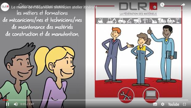 DLR : une vidéo dessinée pour attirer les jeunes