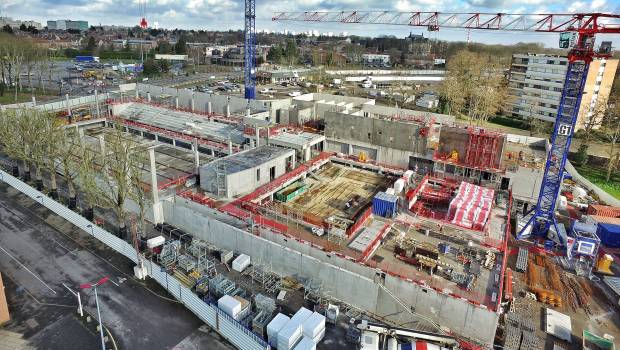 Lens : des bétons bas carbone pour le futur centre aquatique