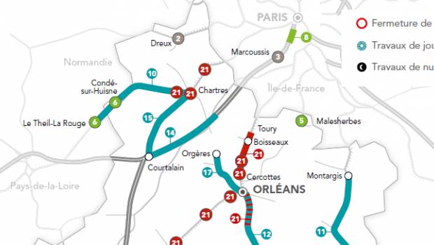 Chantiers ferroviaires 2023 - La Région Centre-Val-de-Loire