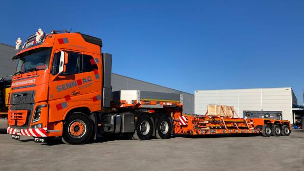 Senn AG repart sur une semi-remorque surbaissée STZ-VP 3