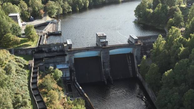 Le barrage de Clunie, en Ecosse, passe à l'inspection numérique