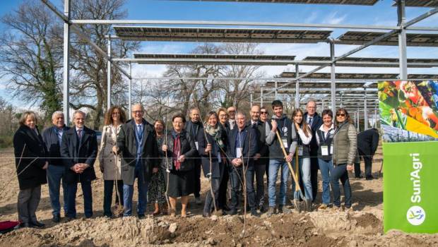 Agrivoltaïsme : Sun’Agri inaugure à Carpentras le premier dispositif dans un lycée agricole